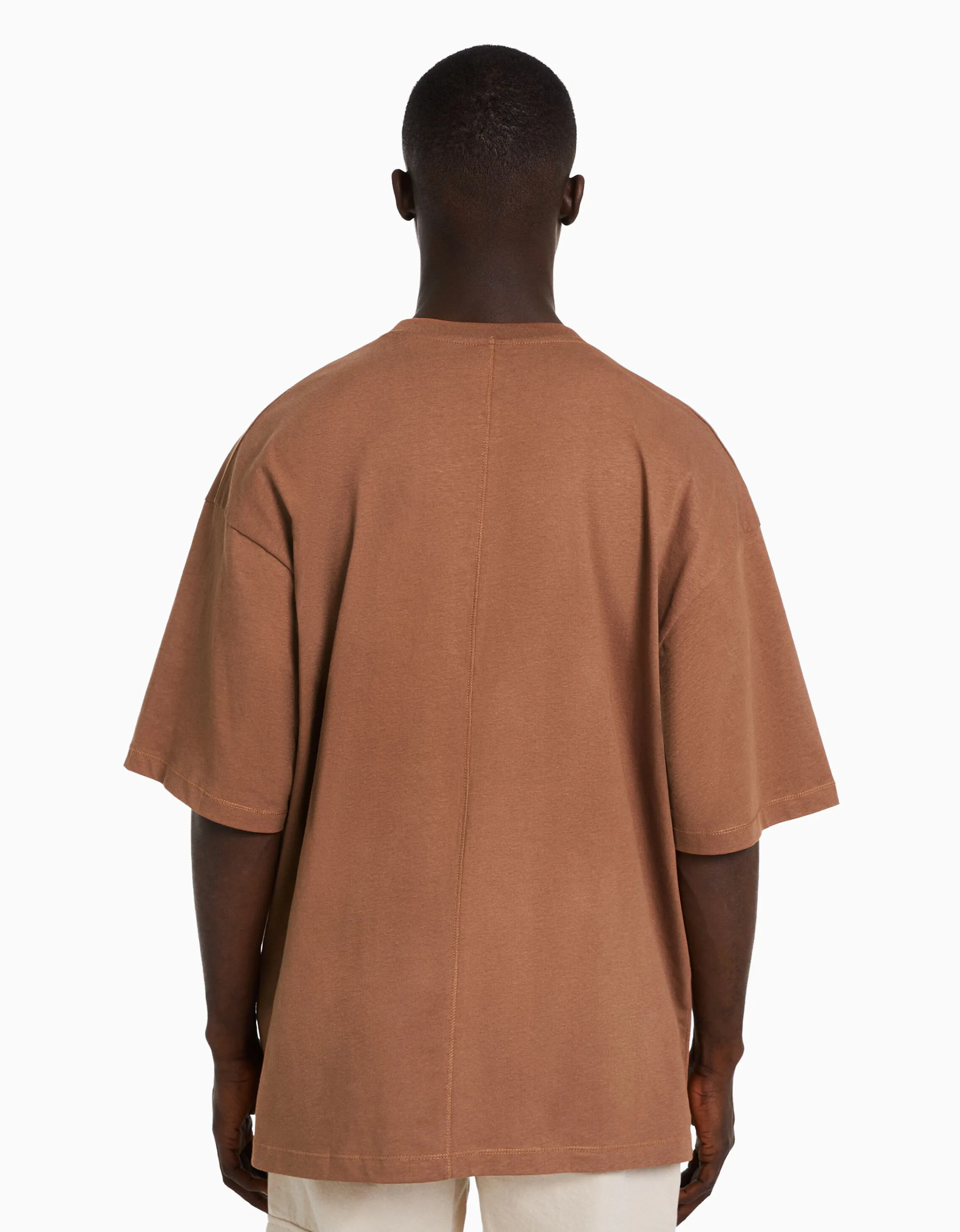 BERSHKA Camiseta manga corta oversize Caldera Store