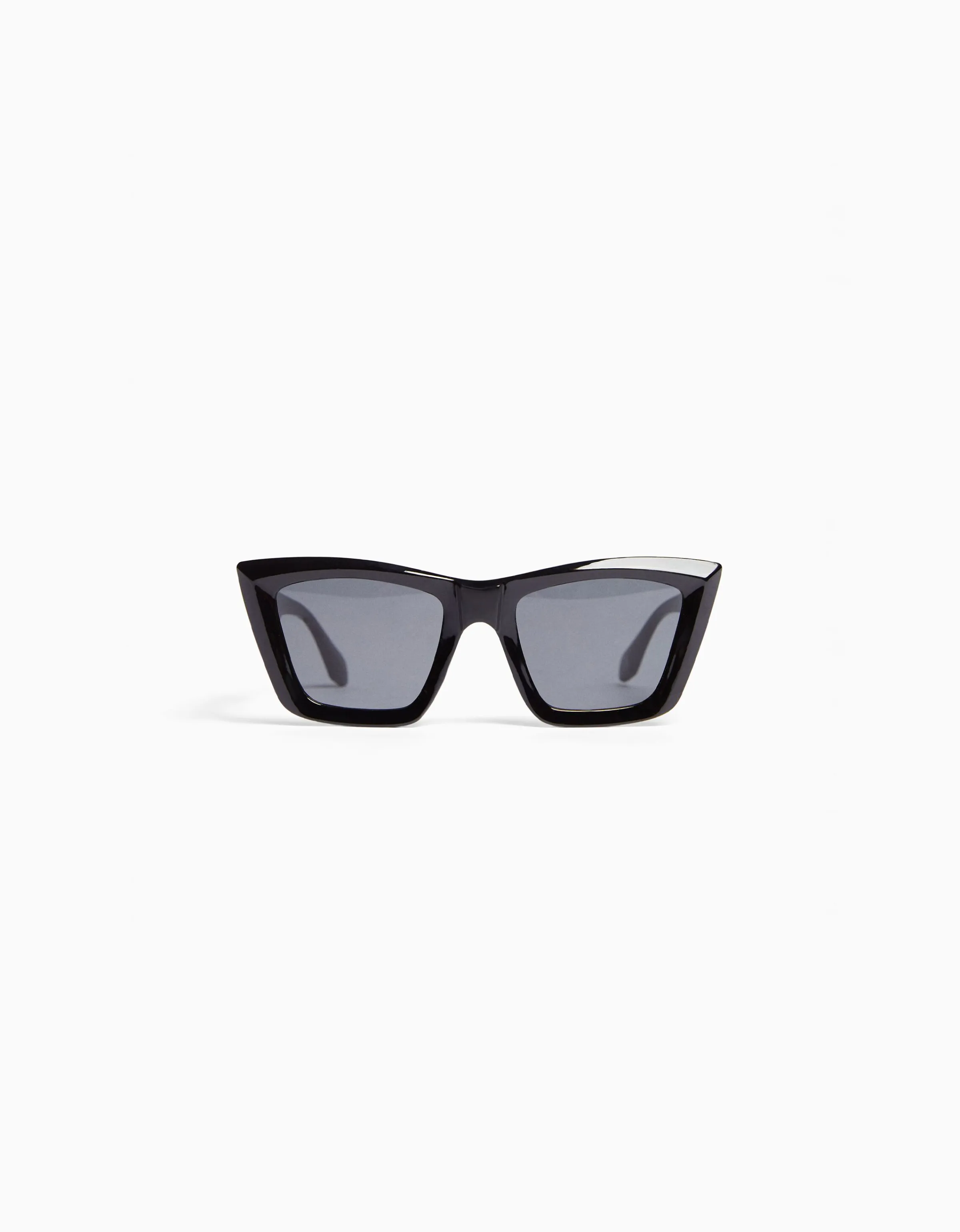 BERSHKA Gafas cat eye Negro Hot