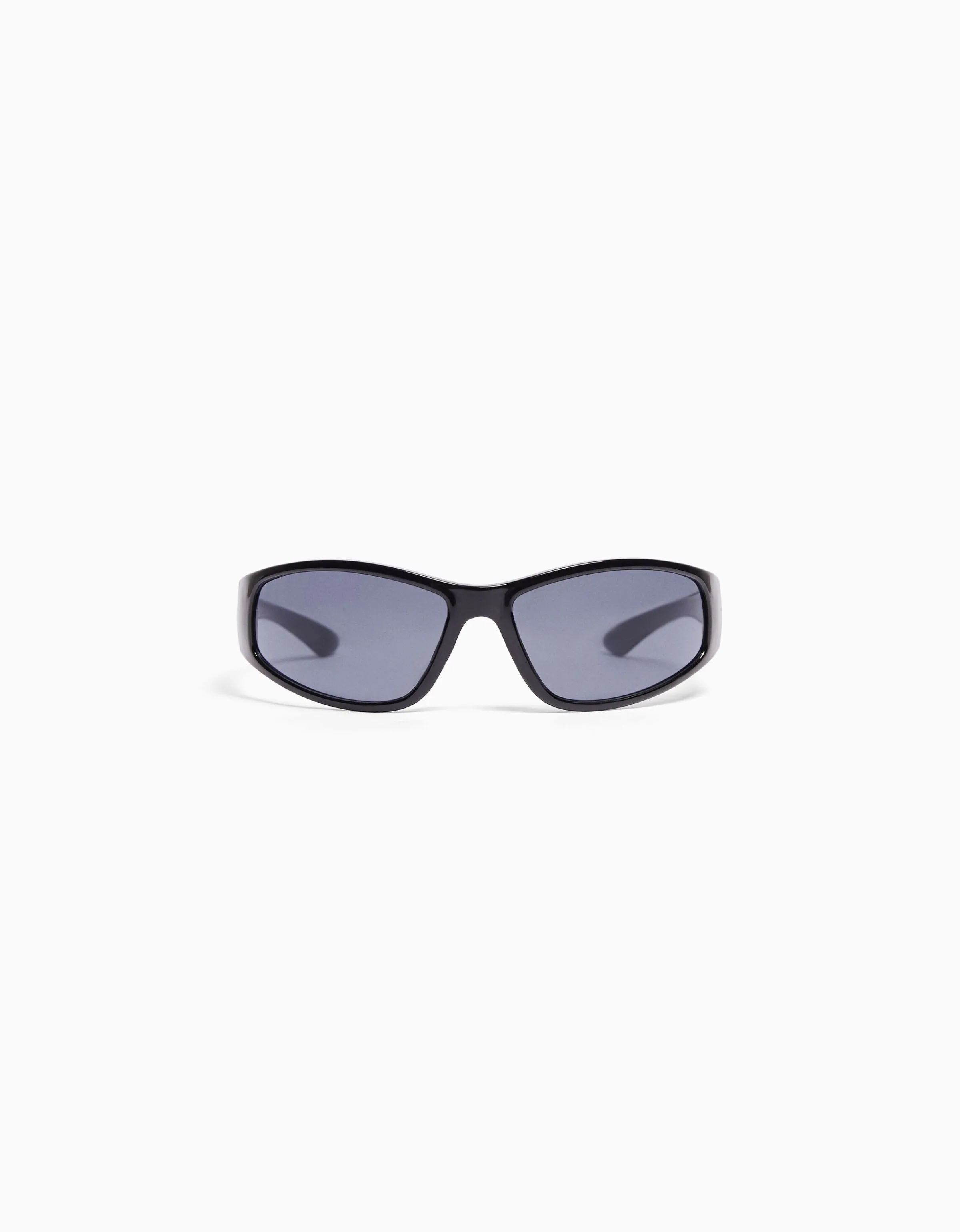 BERSHKA Gafas cycling Negro Flash Sale