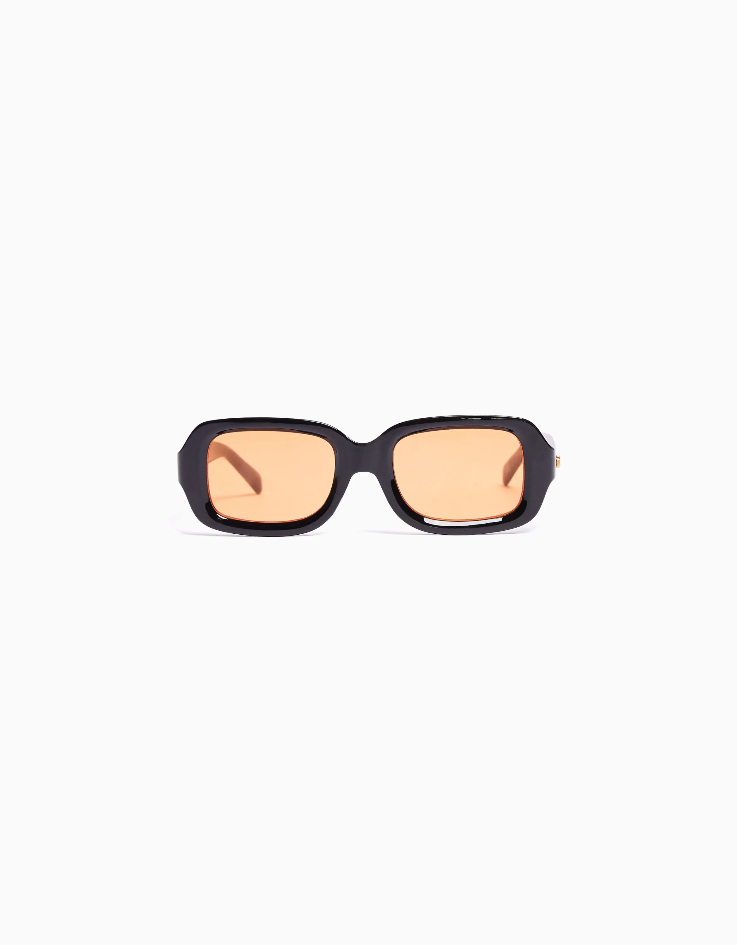 BERSHKA Gafas de sol ovaladas Naranja Shop