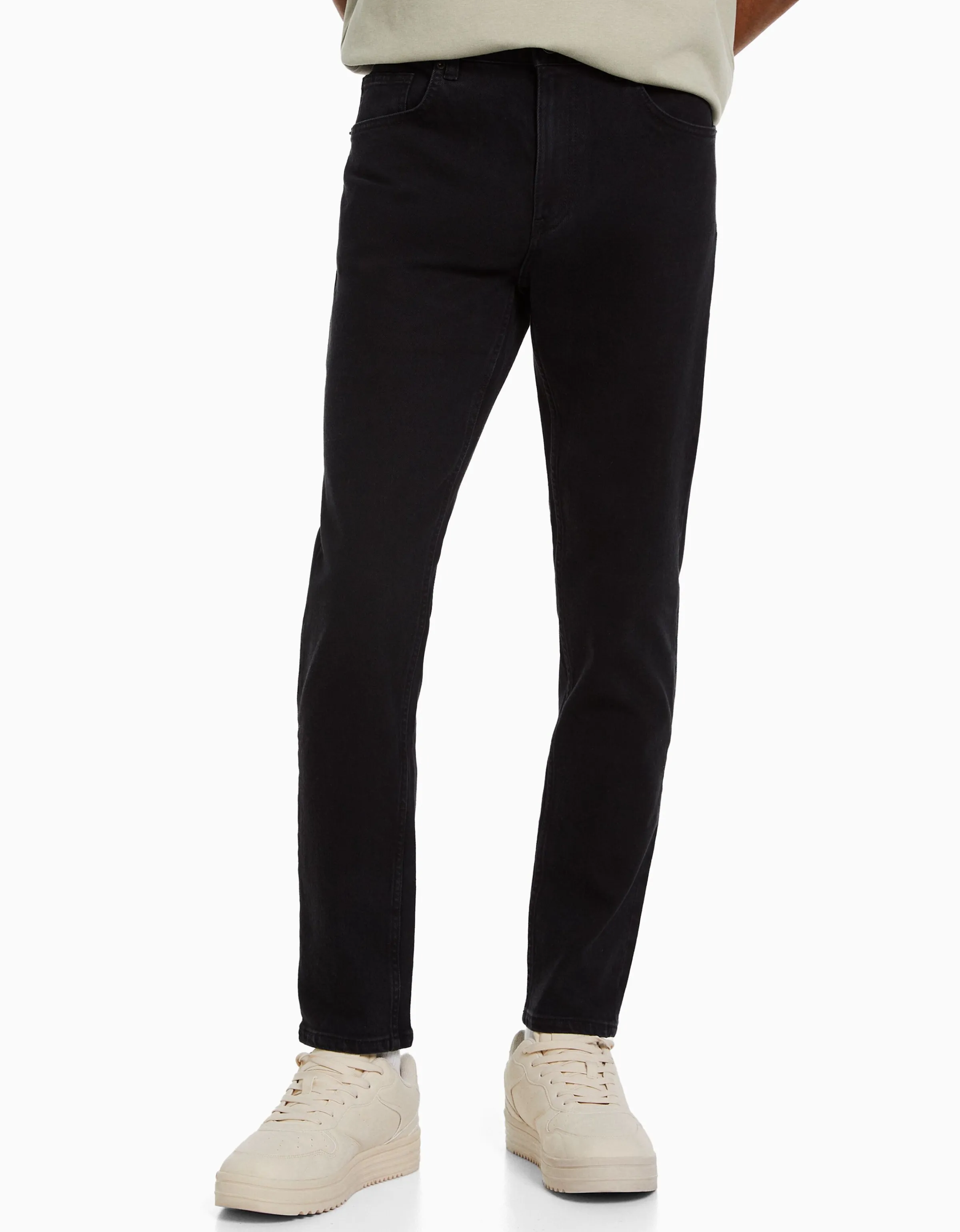 BERSHKA Jeans slim Azul lavado Shop