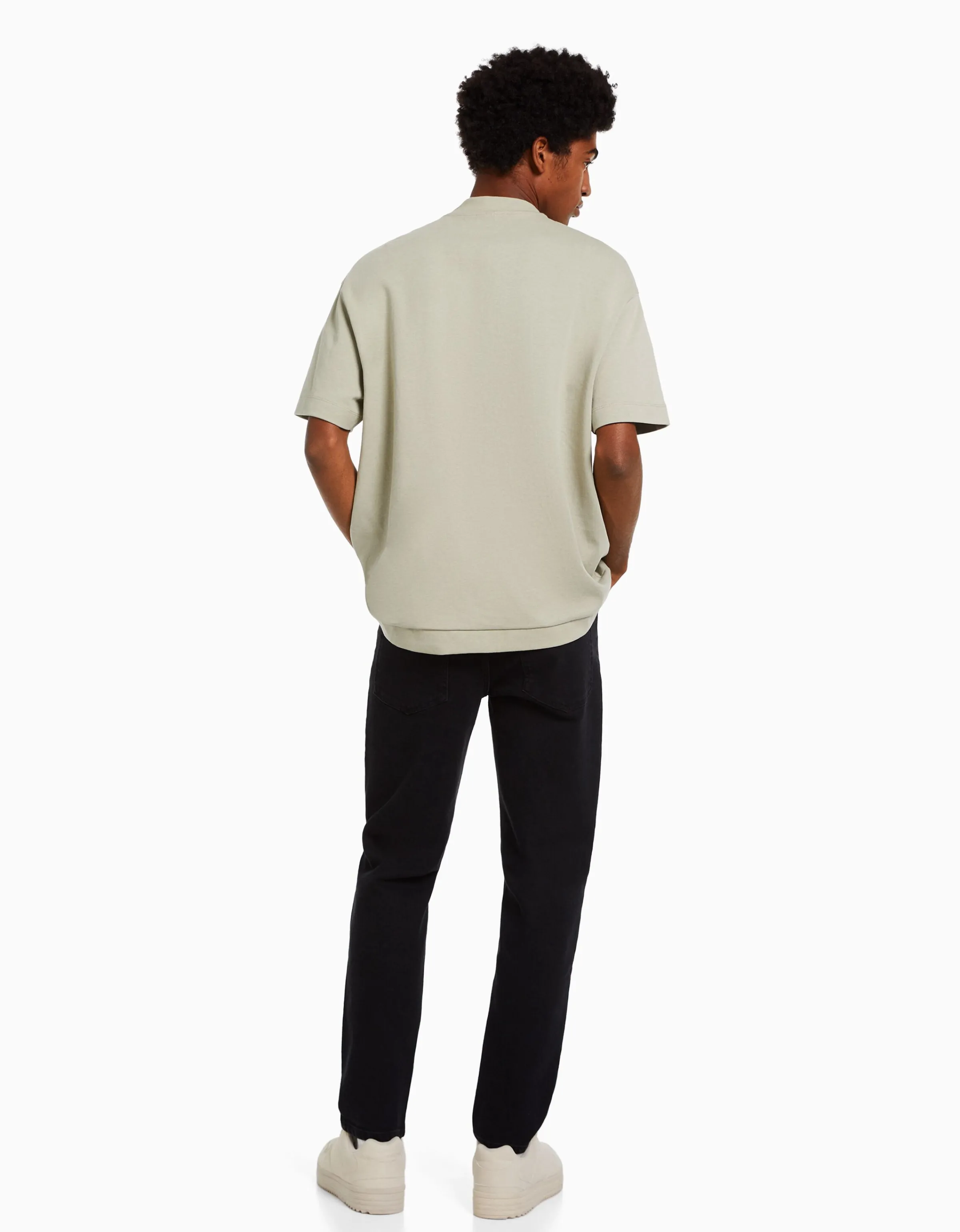 BERSHKA Jeans slim Azul lavado Shop
