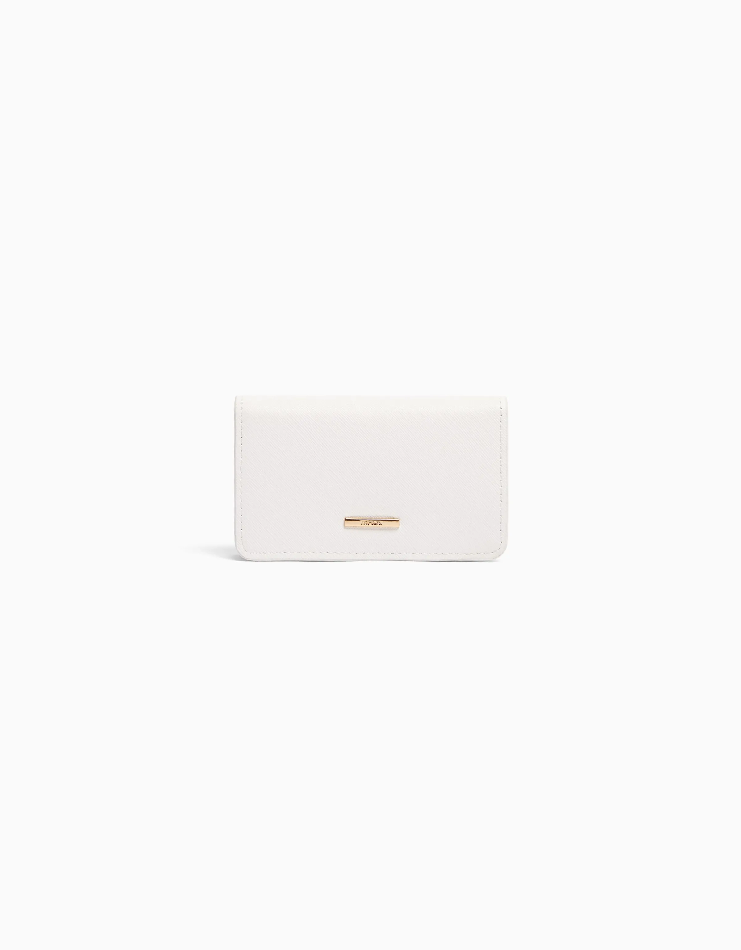 BERSHKA Monedero básico Negro Cheap