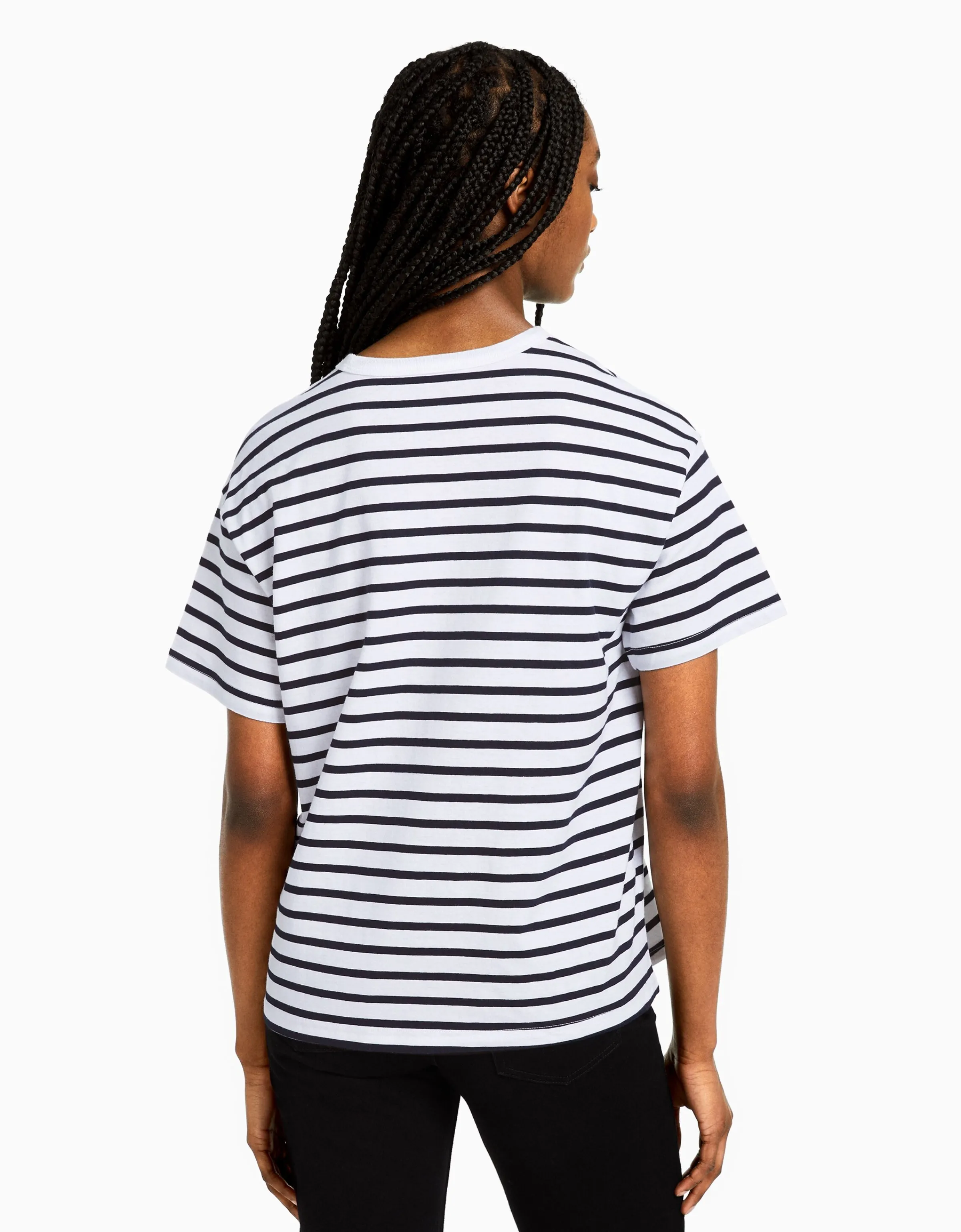 BERSHKA Pack 2 camisetas manga corta oversize Multicolor Flash Sale