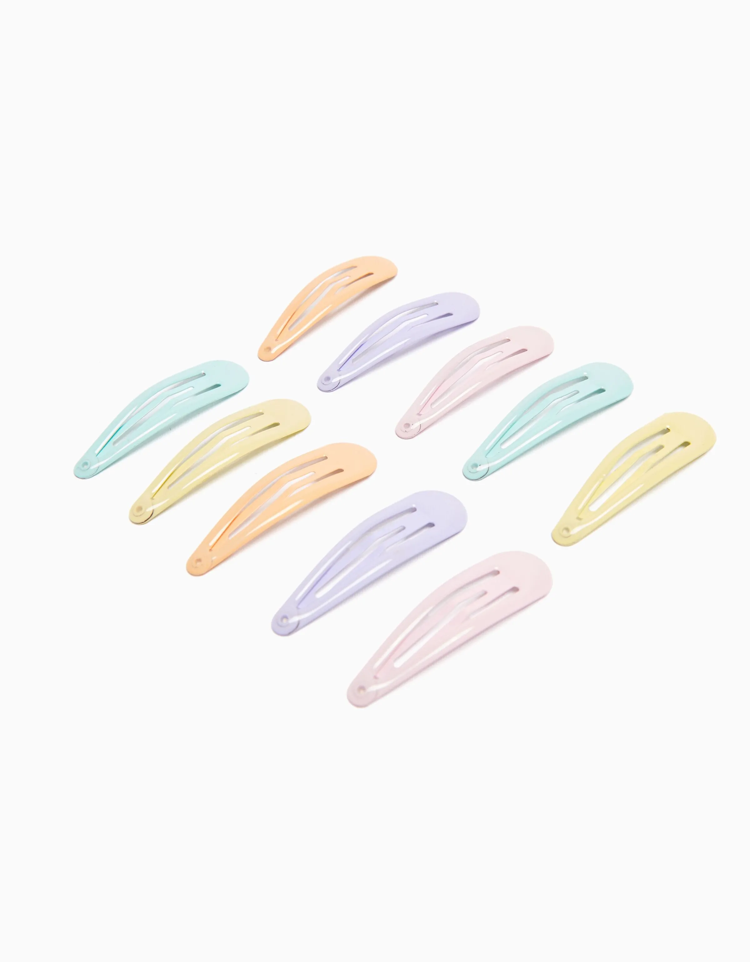 BERSHKA Set 10 clips colores Rosa Best