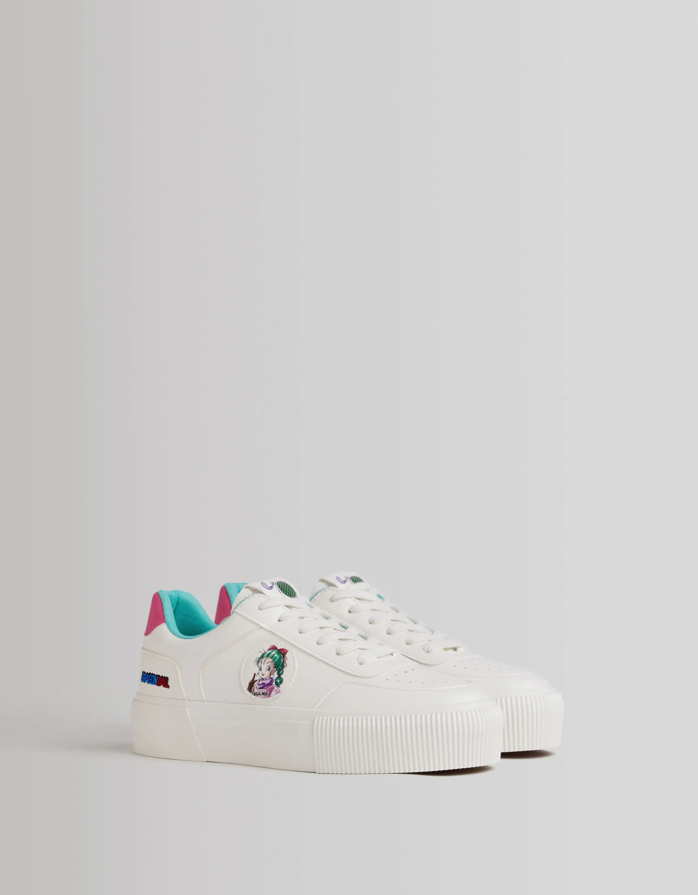 BERSHKA Zapatillas Dragon Ball Blanco Outlet