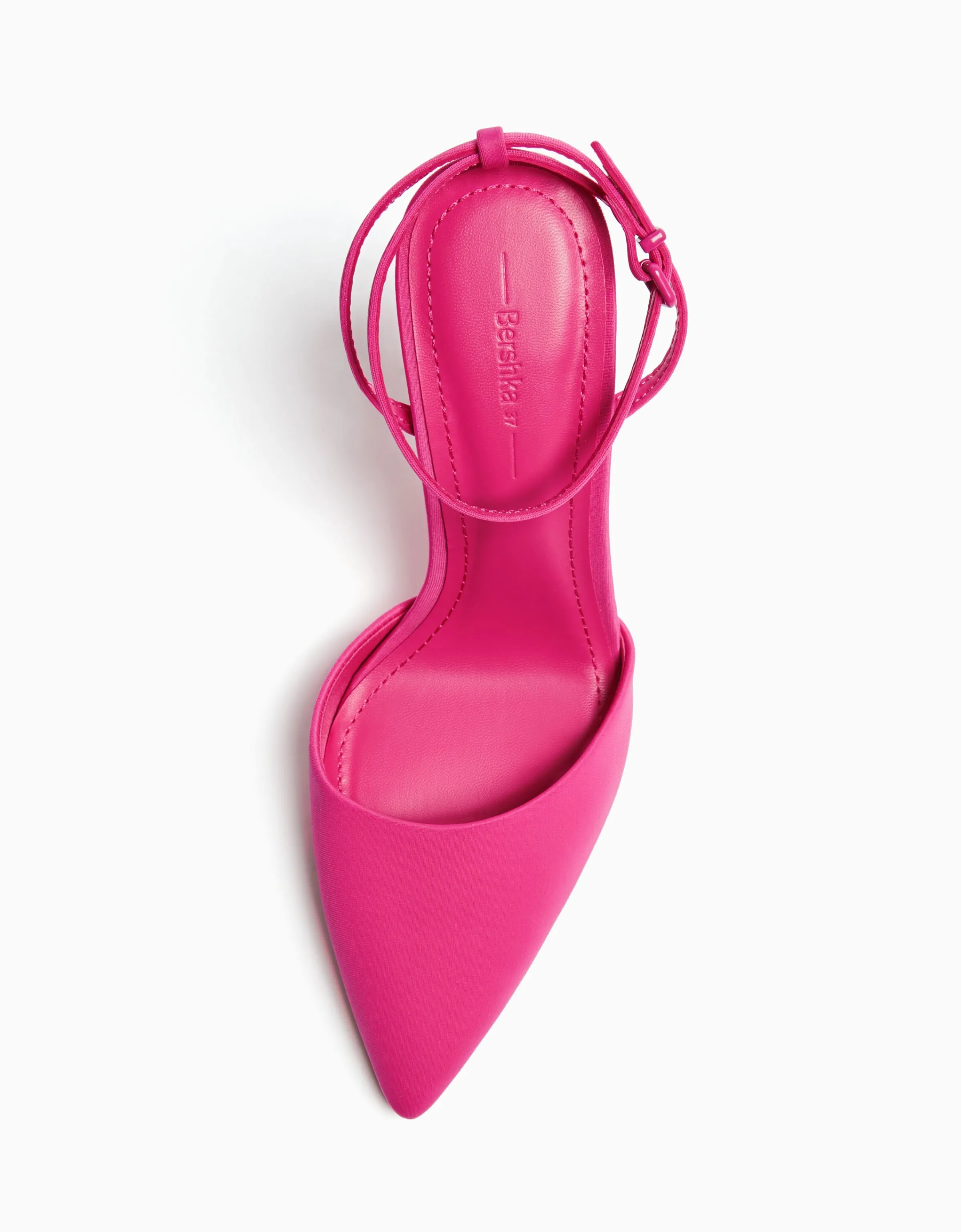 BERSHKA Zapato tacón destalonado pulsera Fucsia Best Sale